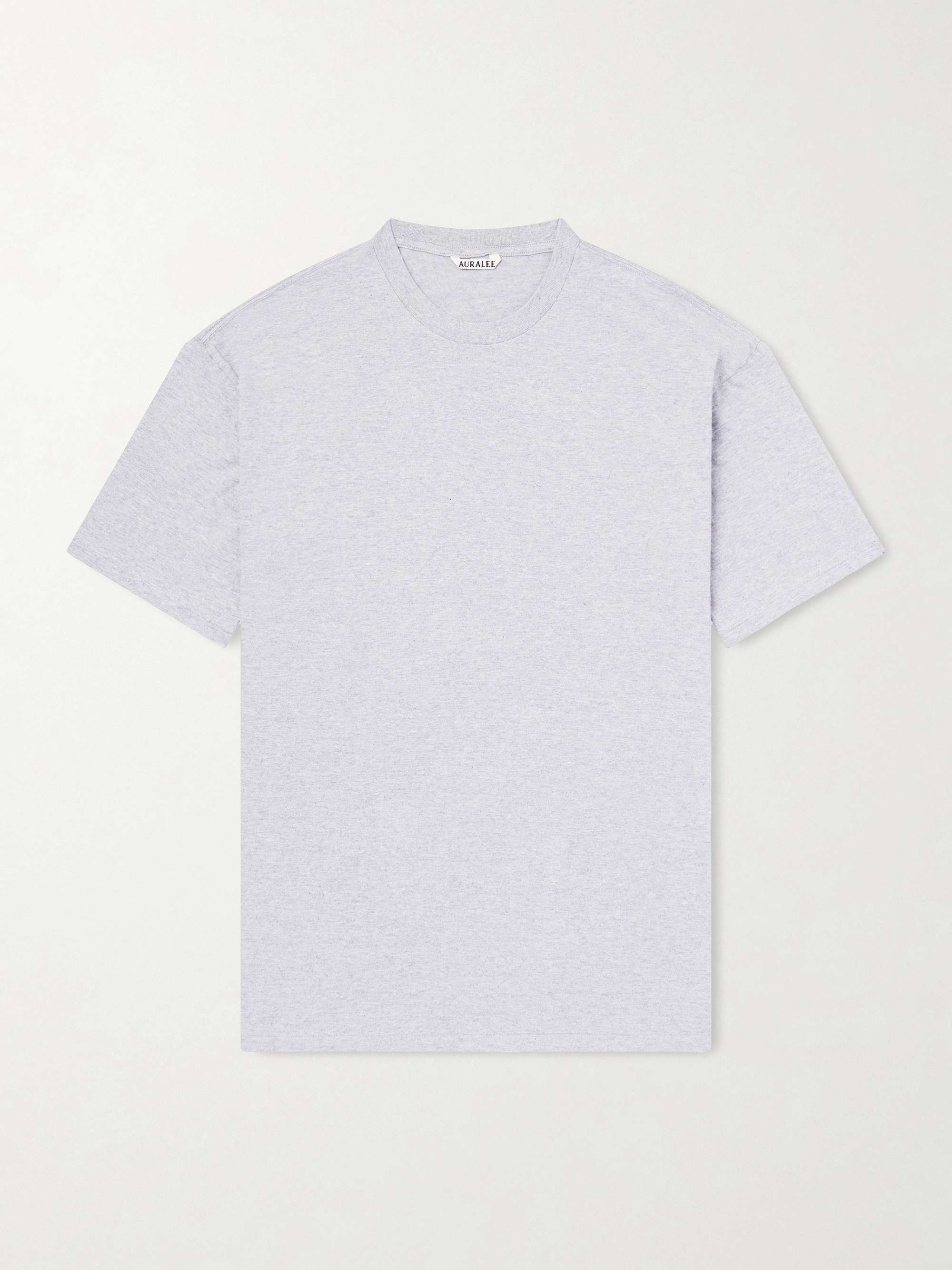 AURALEE تي شيرت من قطن الجيرسي