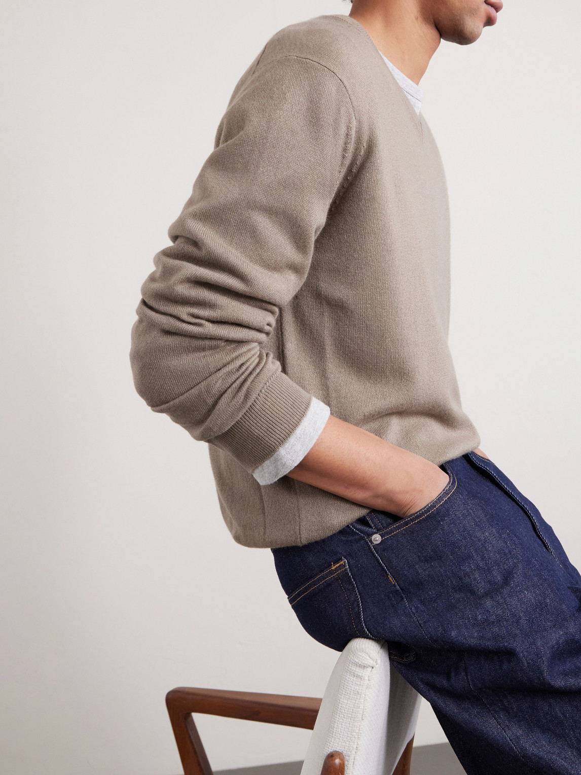 Cashmere And Silk-Blend Sweater