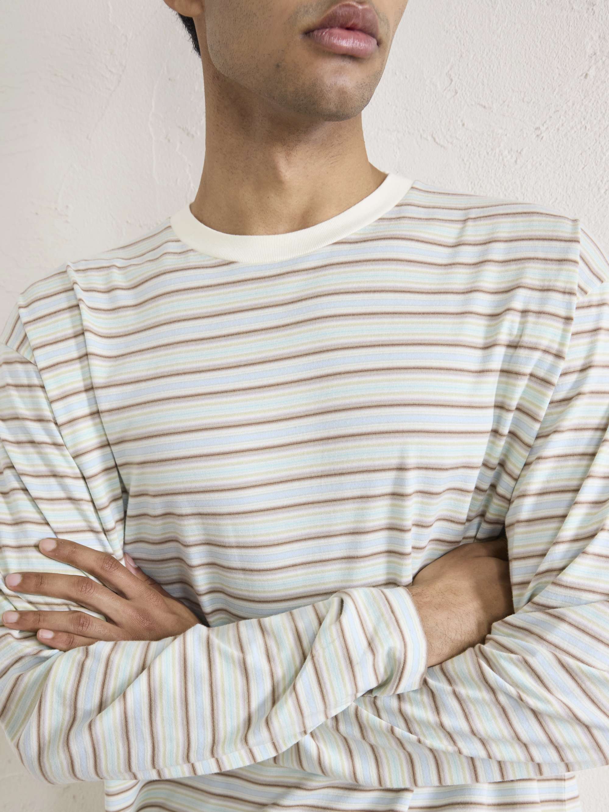 AURALEE Striped Cotton-Jersey T-Shirt for Men | MR PORTER