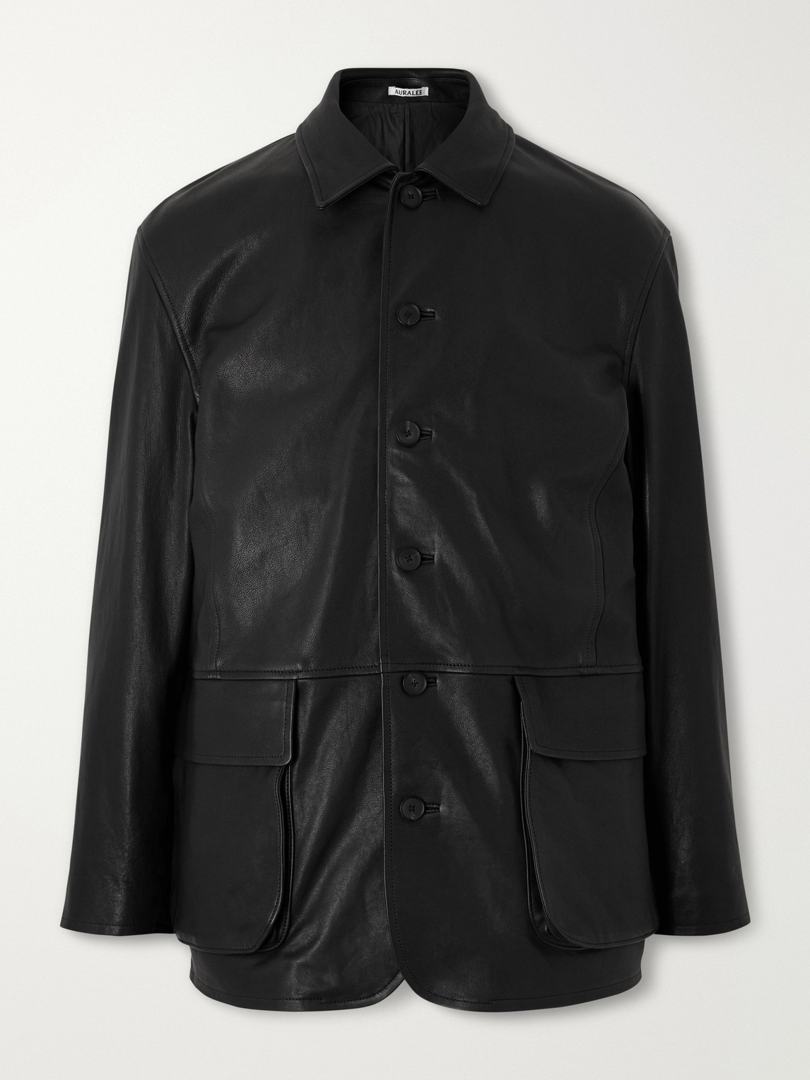 Auralee Full-Grain Leather Jacket - Men