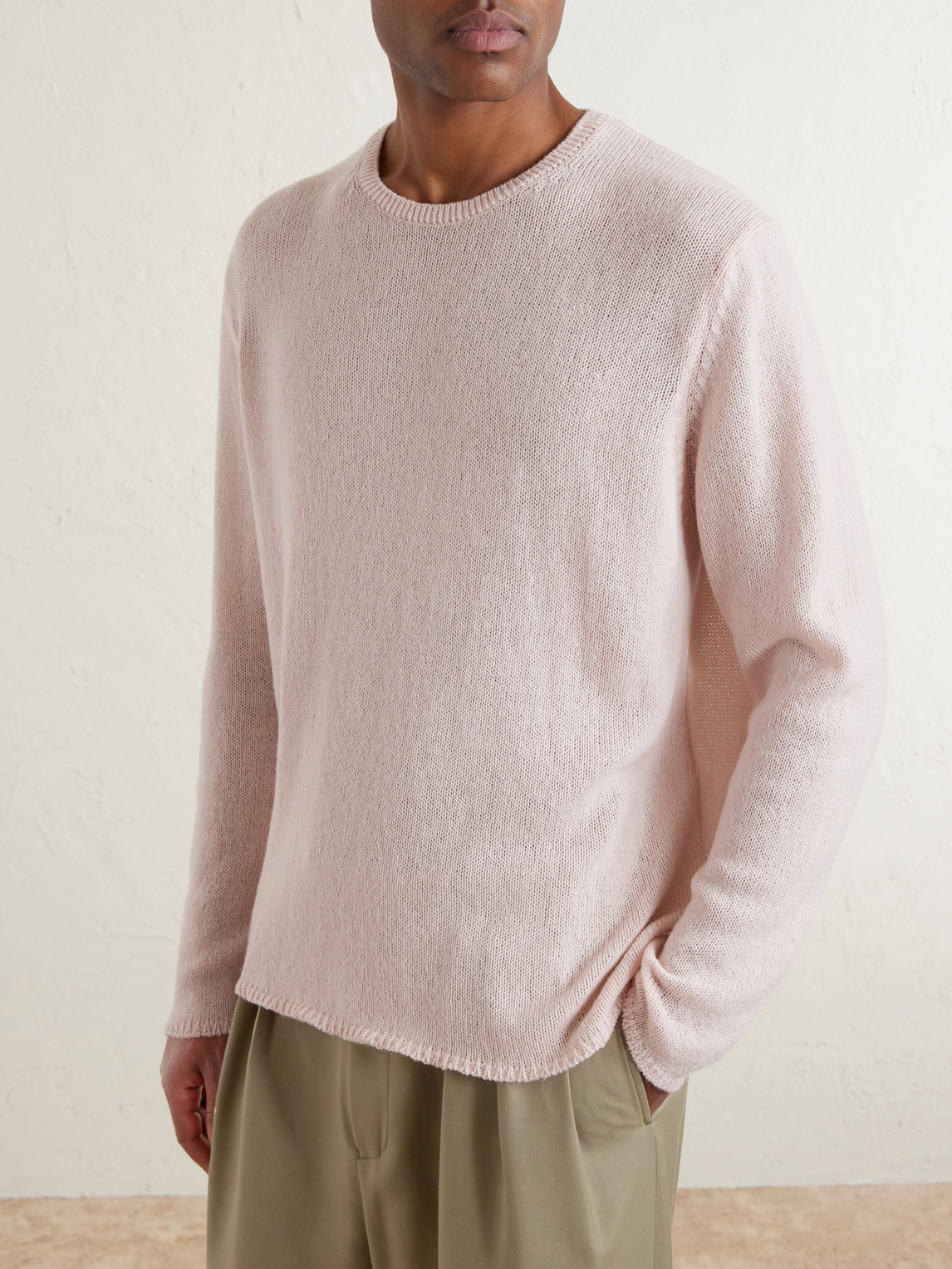  Auralee - Cashmere Sweater - Men - Pink - 3 