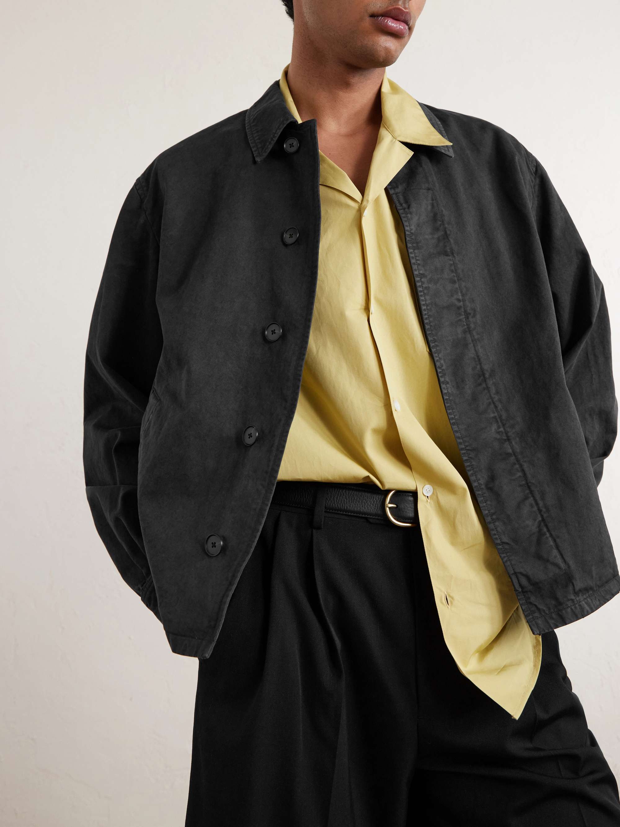 AURALEE Garment-Dyed Cotton-Twill Blouson Jacket for Men | MR PORTER AURALEE Garment-Dyed Cotton-Twill Blouson Jacket for Men | MR PORTER
