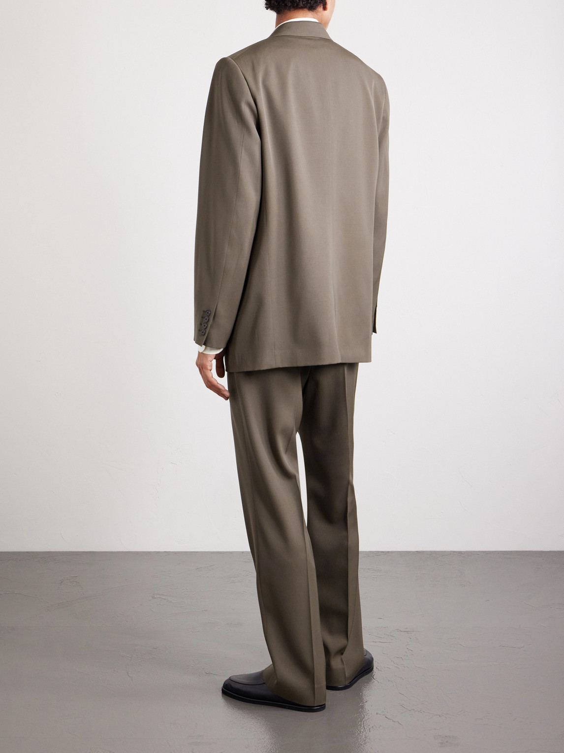  Auralee - Wool-gabardine Blazer - Men - Brown - 5 