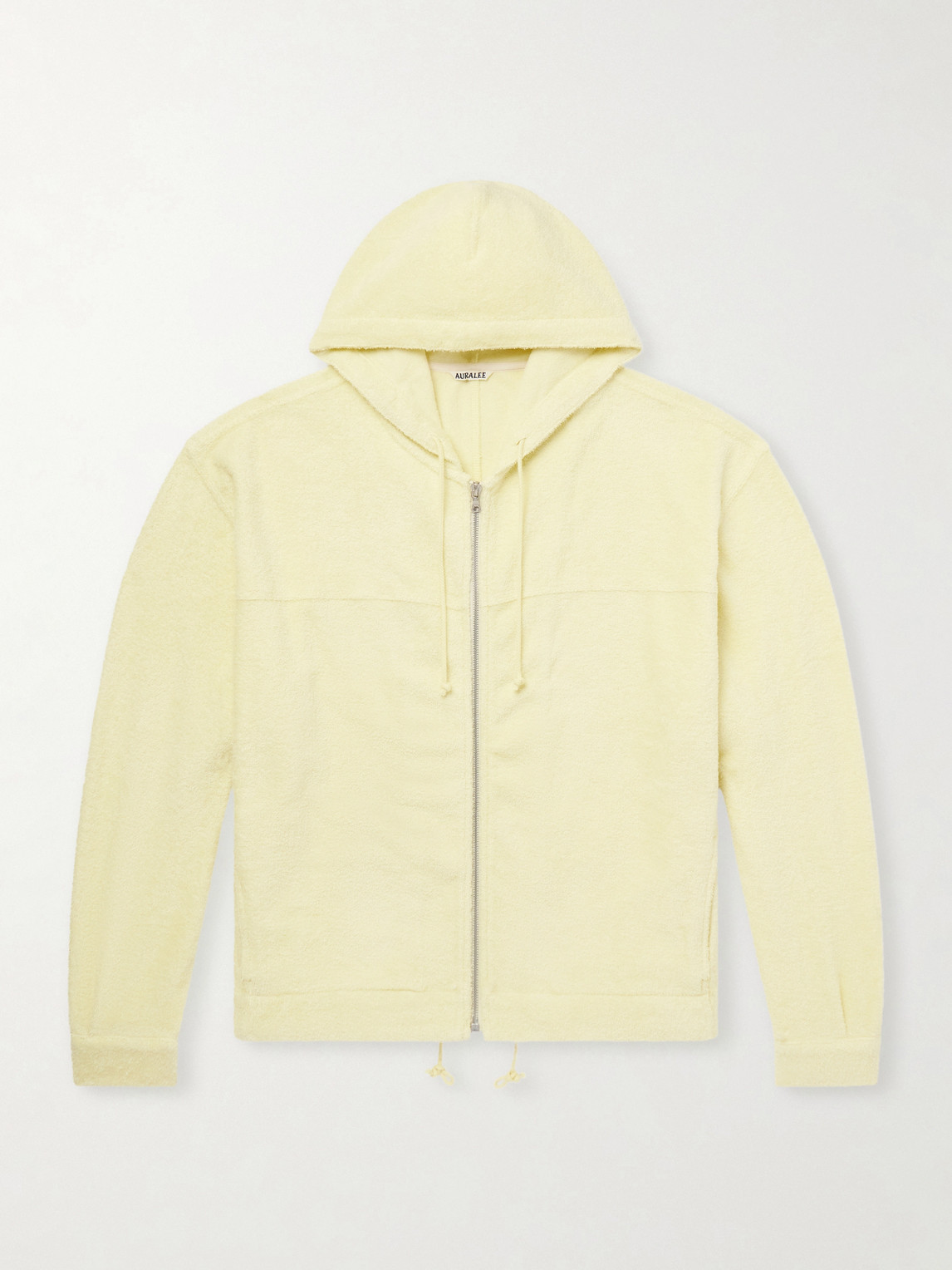 Auralee Cotton-Blend Terry Zip-Up Hoodie - Men