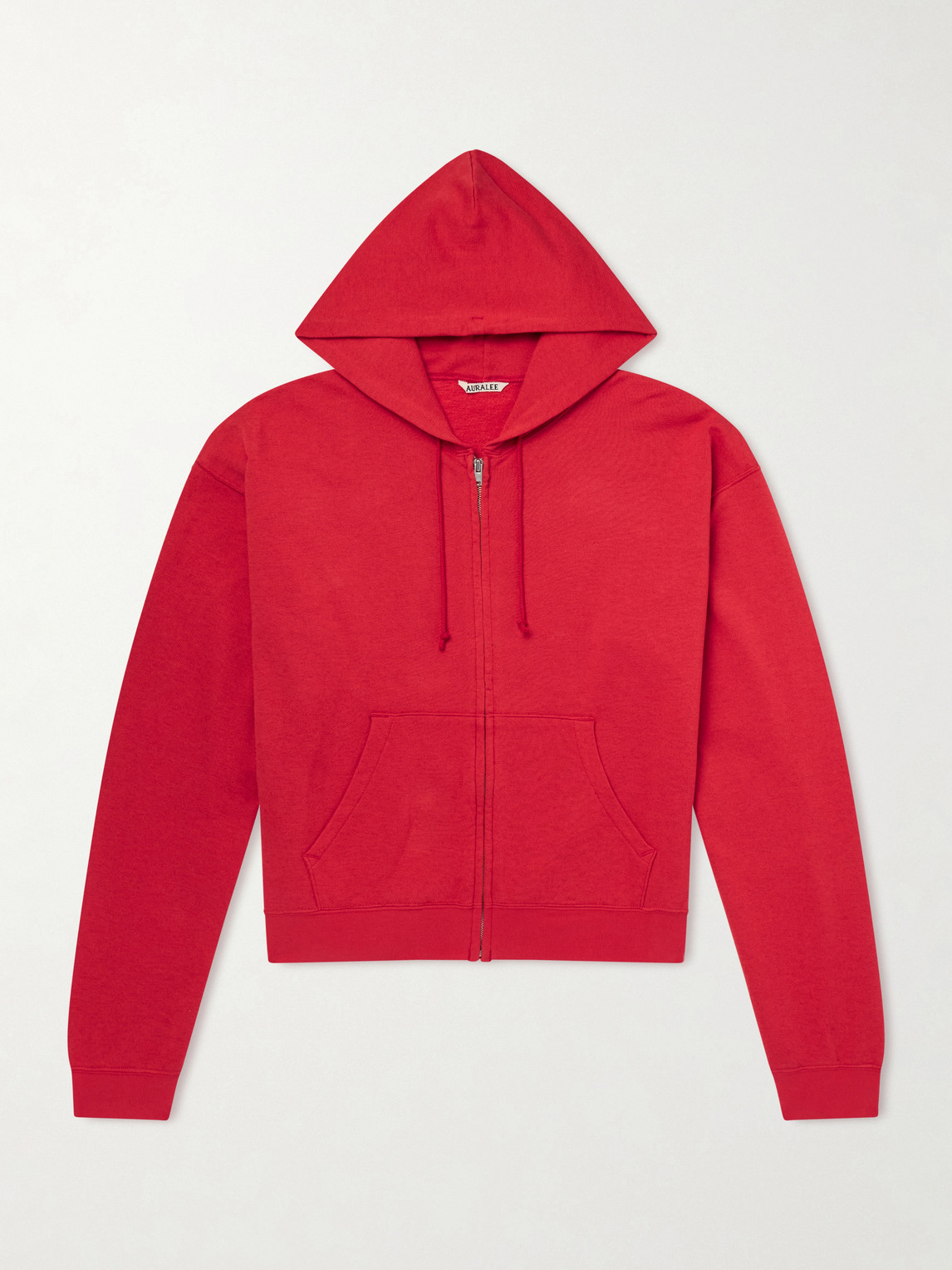 Auralee Cotton, Wool and Silk-Blend Zip-Up Hoodie - Men