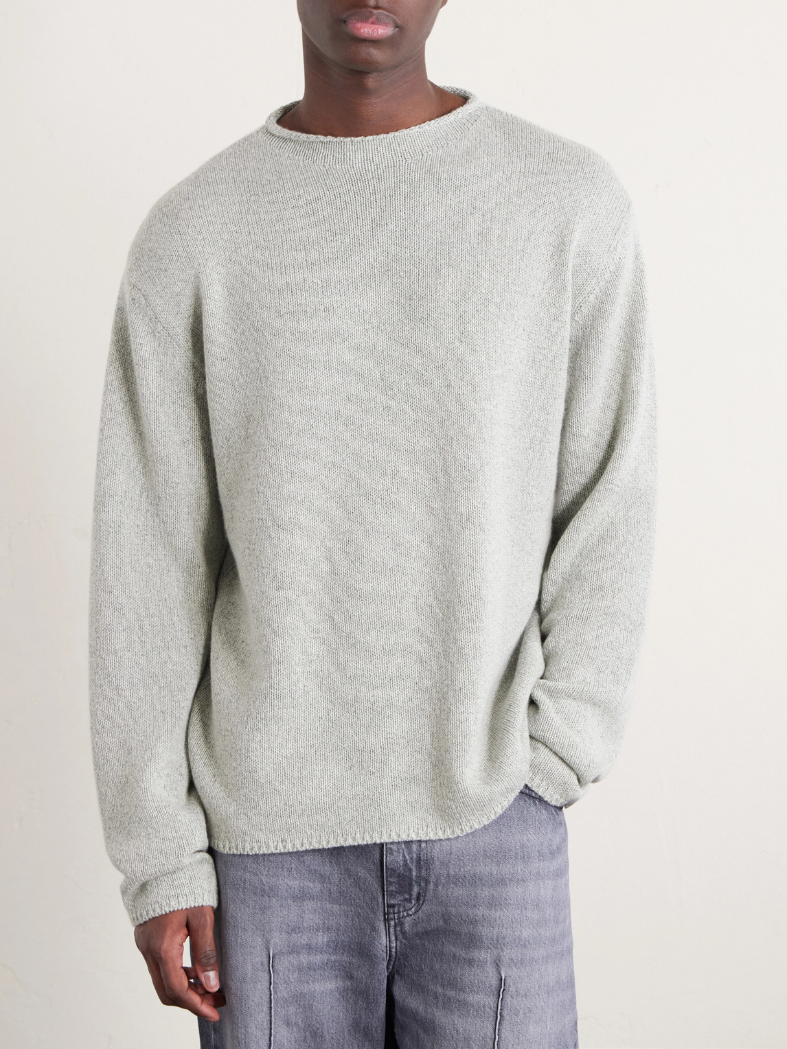  Auralee - Cashmere And Silk-blend Sweater - Men - Green - 4 