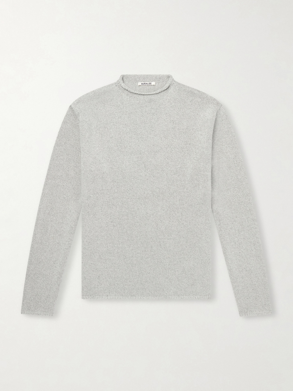 Auralee Cashmere And Silk-blend Sweater In White