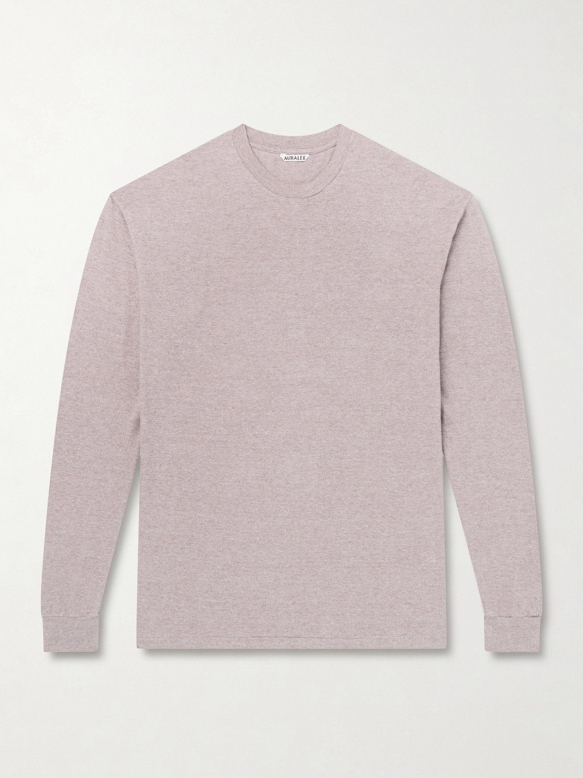 Auralee Cotton-jersey T-shirt In Gray