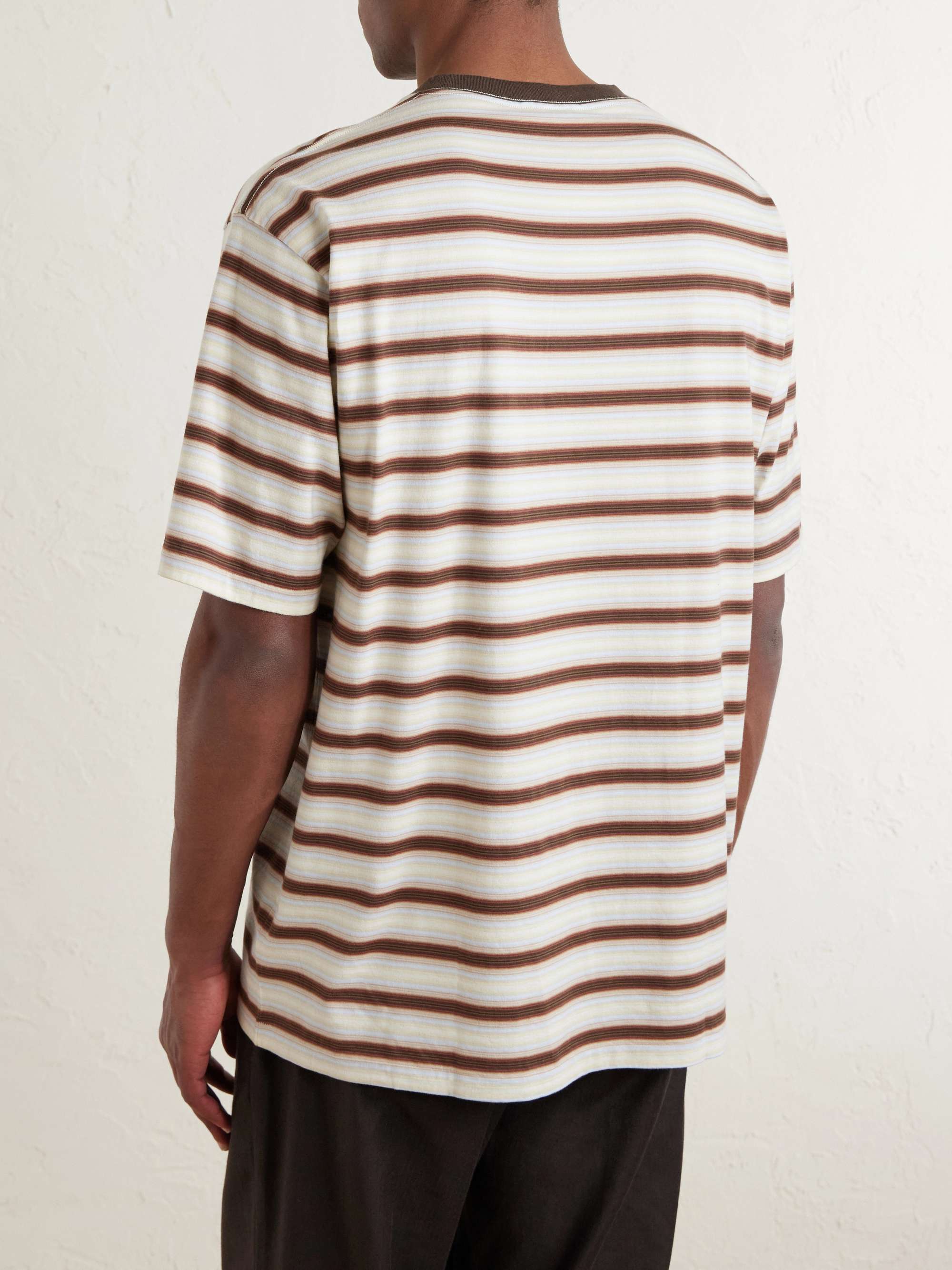 AURALEE Striped Cotton-Jersey T-Shirt for Men | MR PORTER