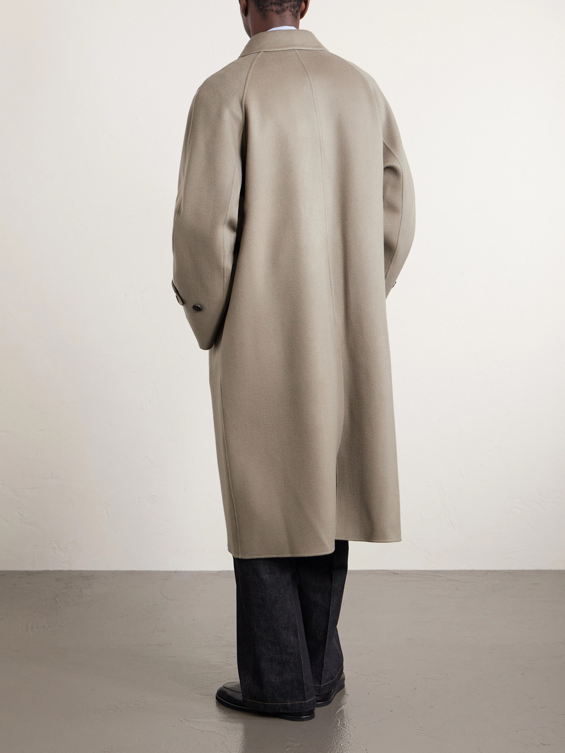  Auralee - Melton Wool Coat - Men - Gray - 3 