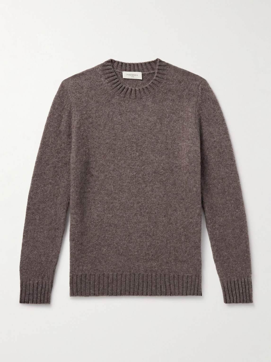 Piacenza 1733 Cashmere-blend Sweater In Brown