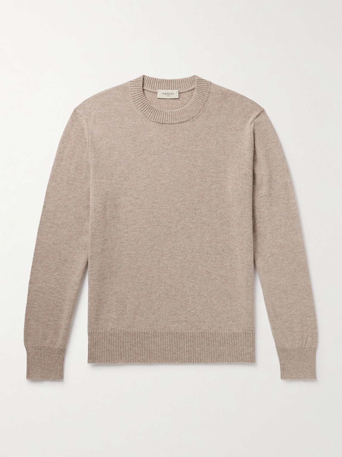Piacenza 1733 Slim-fit Cashmere Sweater In Neutral