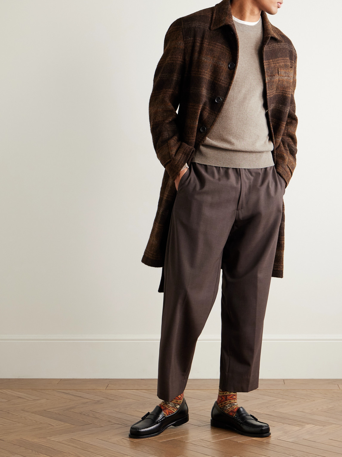 Piacenza 1733 Slim-fit Cashmere Sweater In Neutral