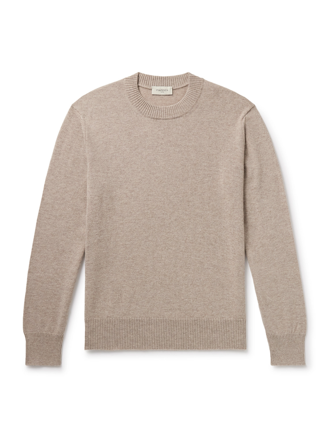 Piacenza 1733 Slim-fit Cashmere Sweater In Neutral