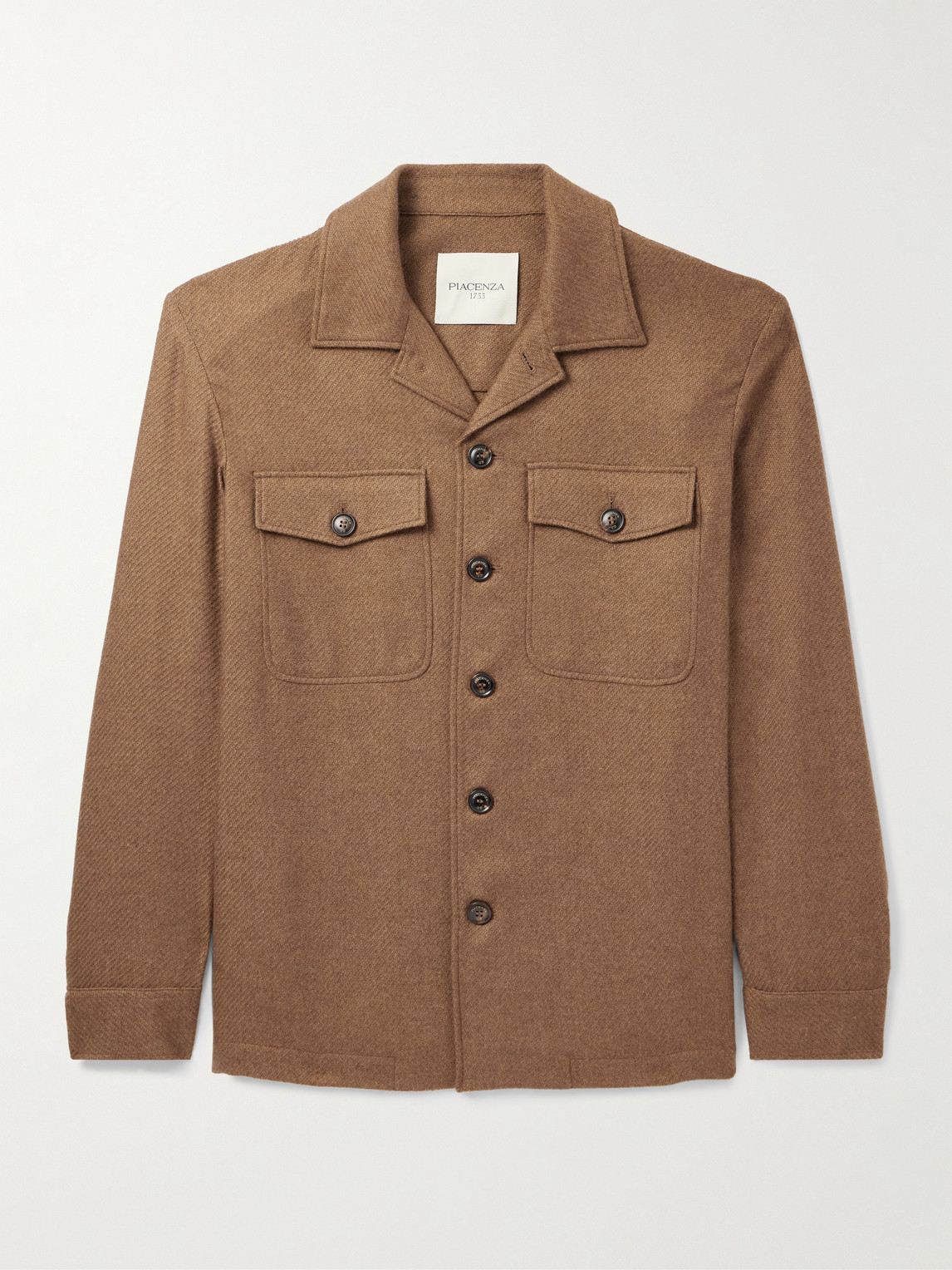 PIACENZA 1733 Cashmere and Silk-Blend Overshirt - Men