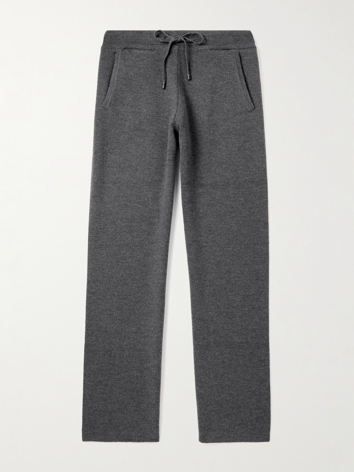 Piacenza 1733 Straight-leg Wool Trousers In Gray