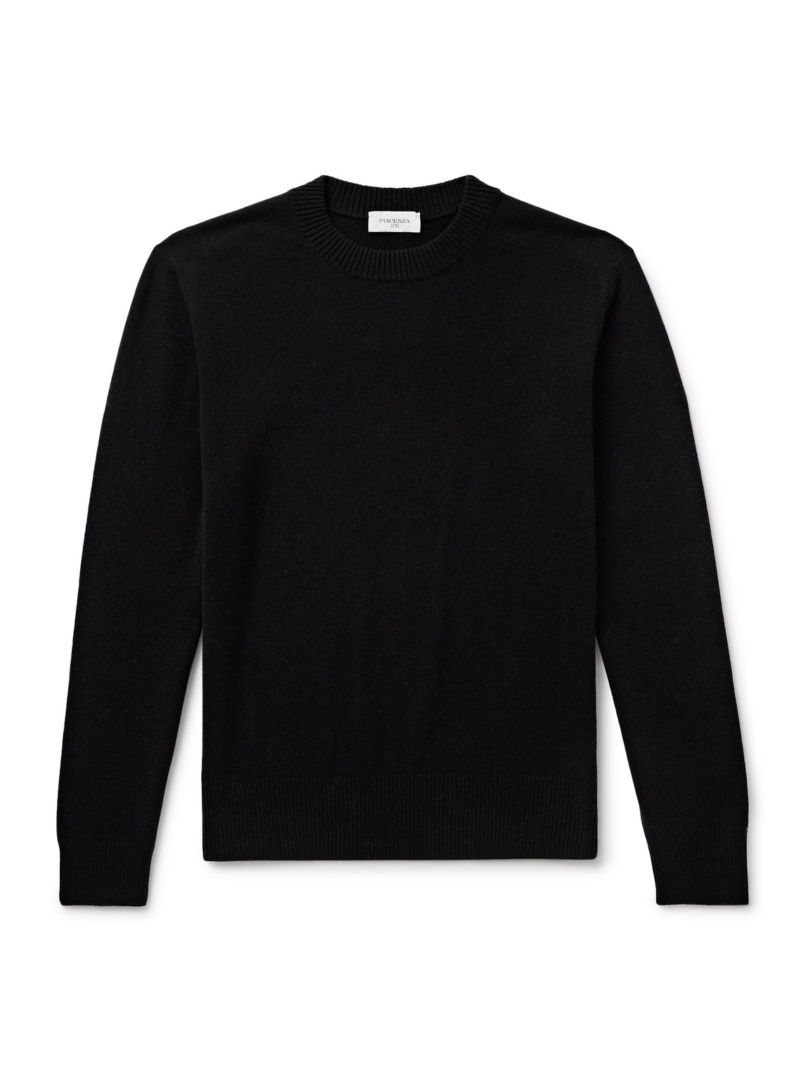 Piacenza 1733 Slim-fit Cashmere Sweater In Black