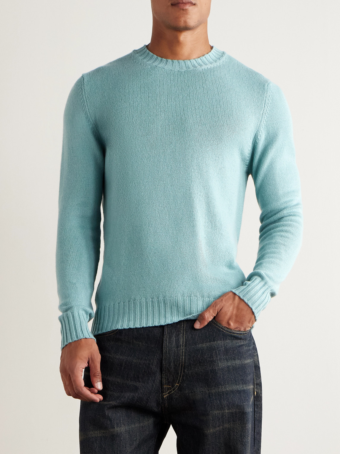  Piacenza 1733 - Cashmere Sweater - Men - Blue - It 48 