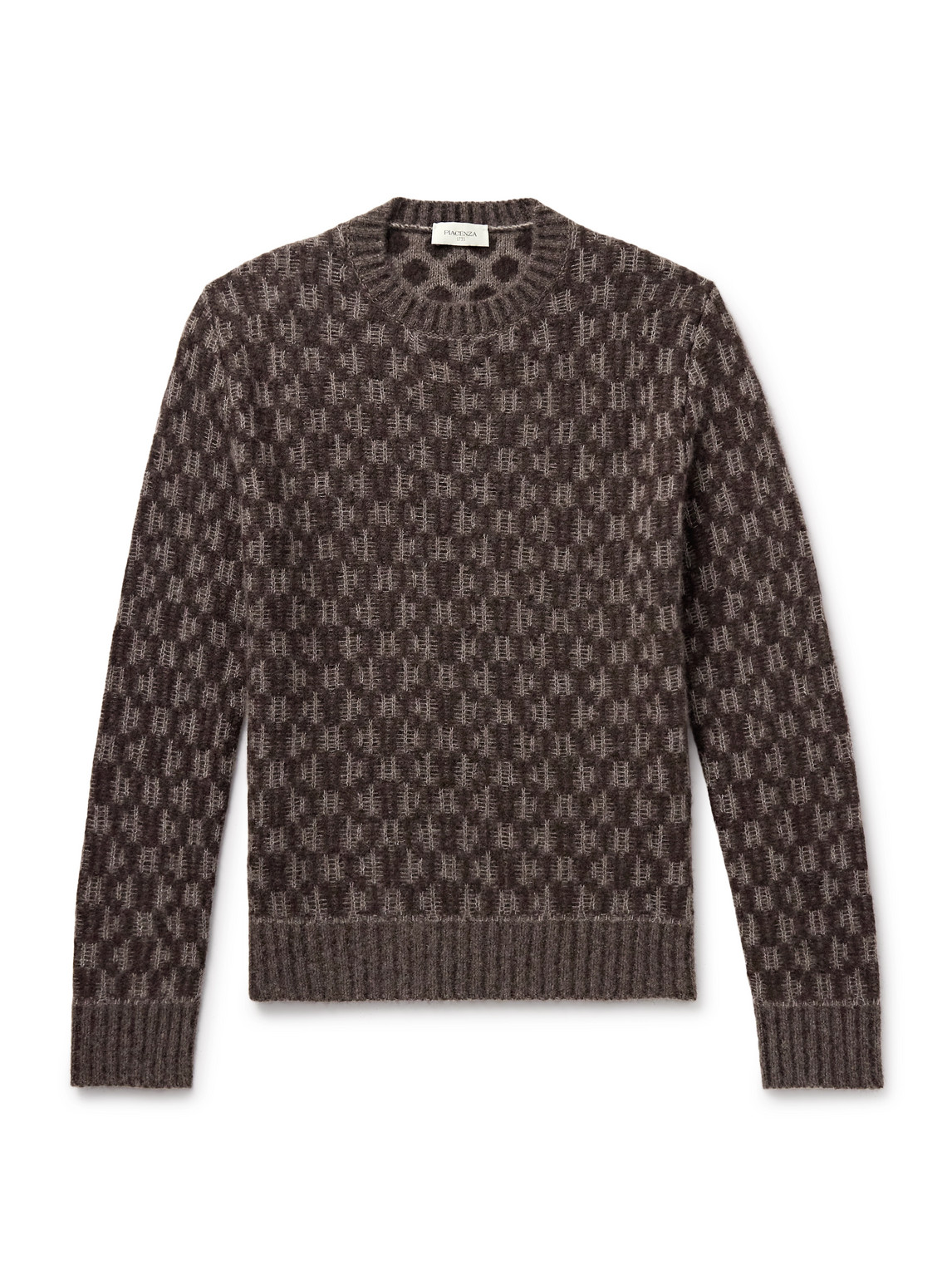 Piacenza 1733 Cashmere-blend Sweater In Brown