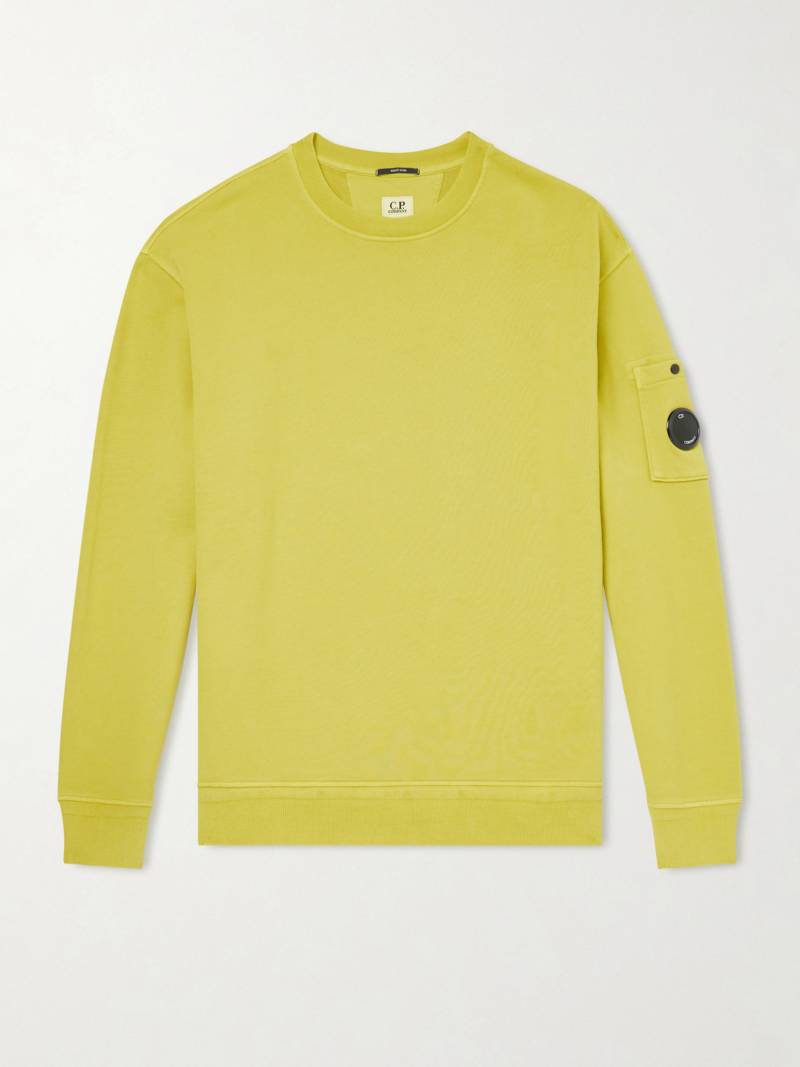 C.P. Company Logo-Appliquéd Cotton-Fleece Sweatshirt - Men