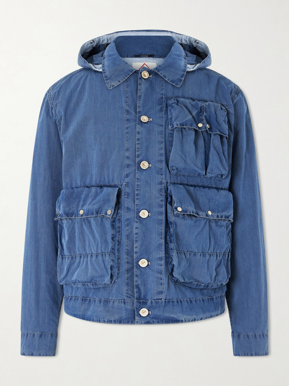 C.P. Company Garment-Dyed 50 Fili Wax Hooded Jacketen