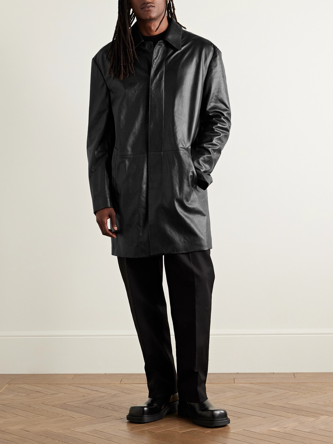 Leather Coat