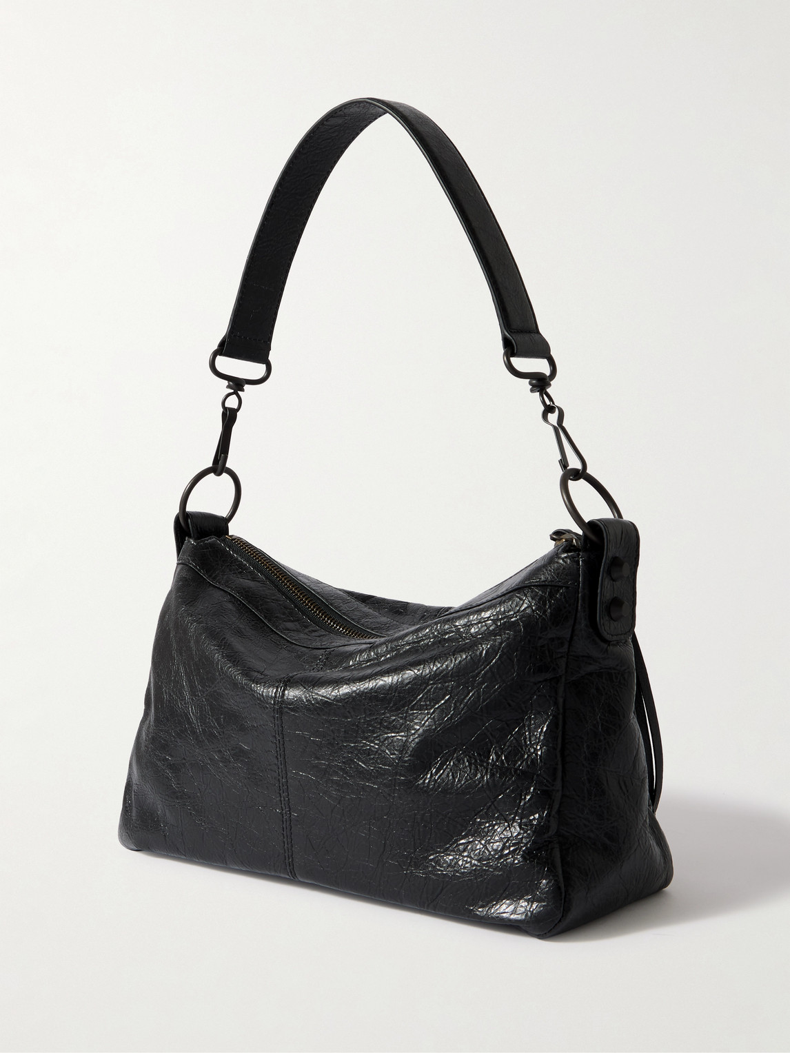 Le City Moto Small Arena Textured-Leather Messenger Bag