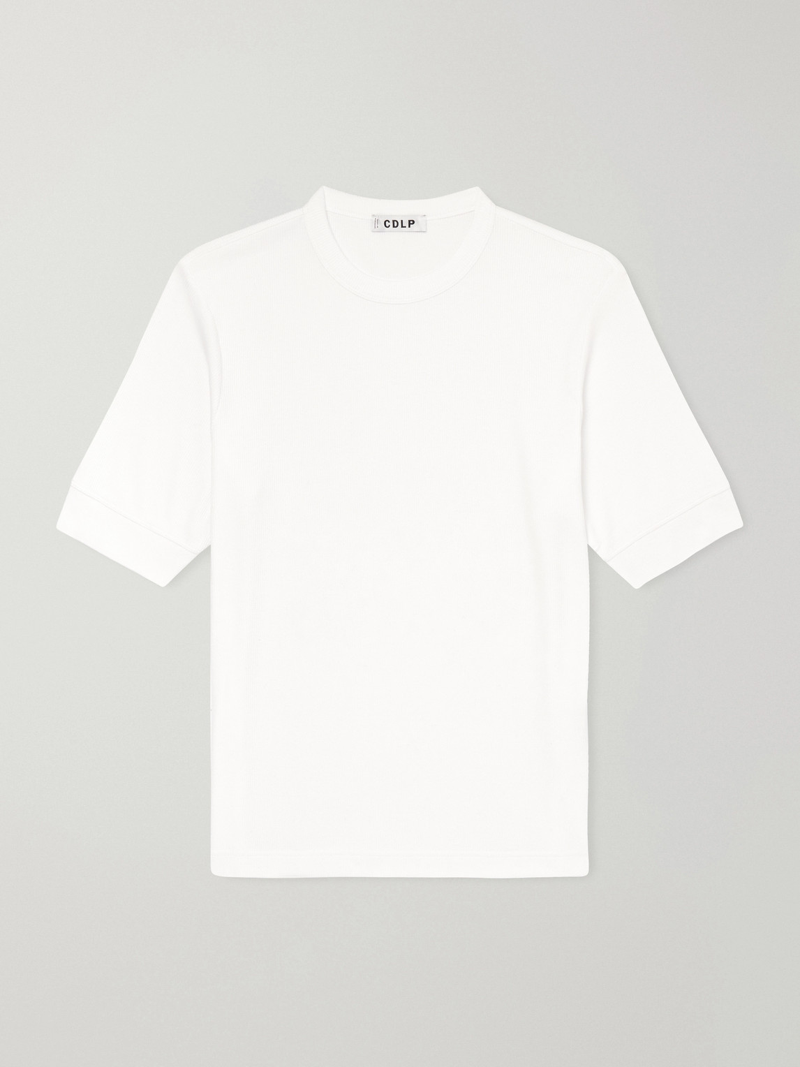 CDLP – Ribbed Lyocell and Cotton-Blend T-Shirt