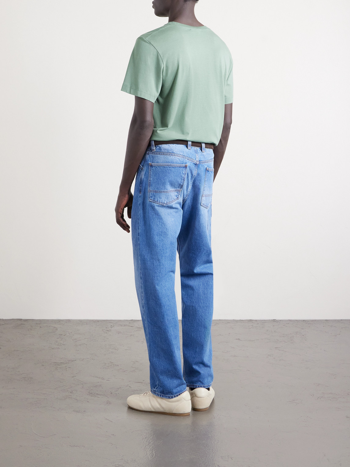 Cdlp Lyocell And Pima Cotton-blend Jersey T-shirt In Green