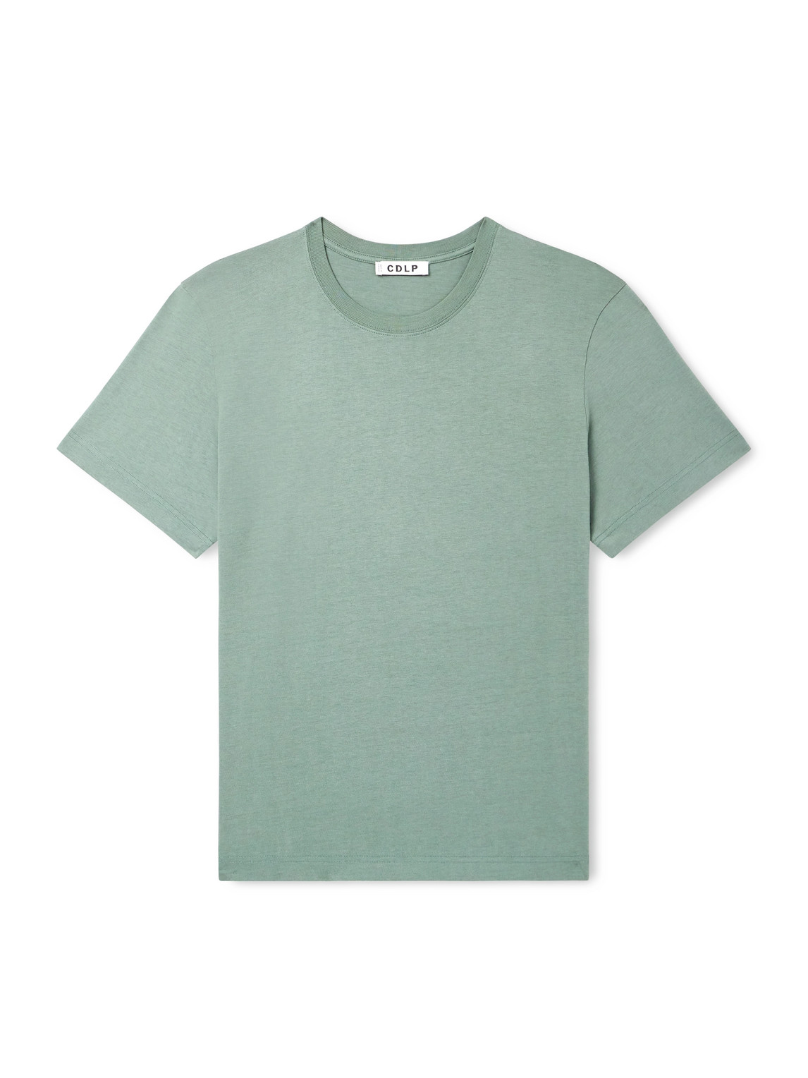 Cdlp Lyocell And Pima Cotton-blend Jersey T-shirt In Green