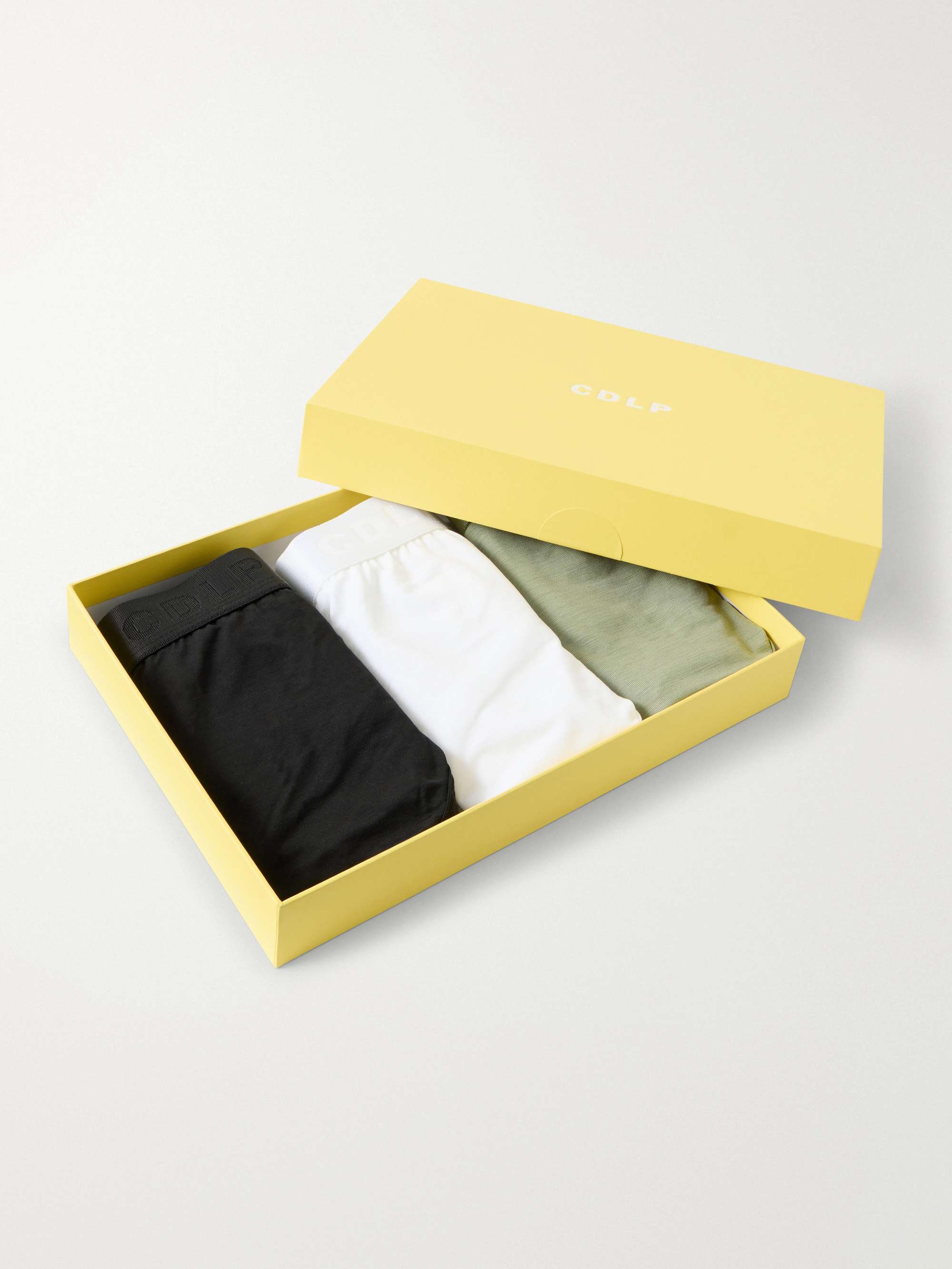 CDLP Three-Pack Stretch-Lyocell Briefs