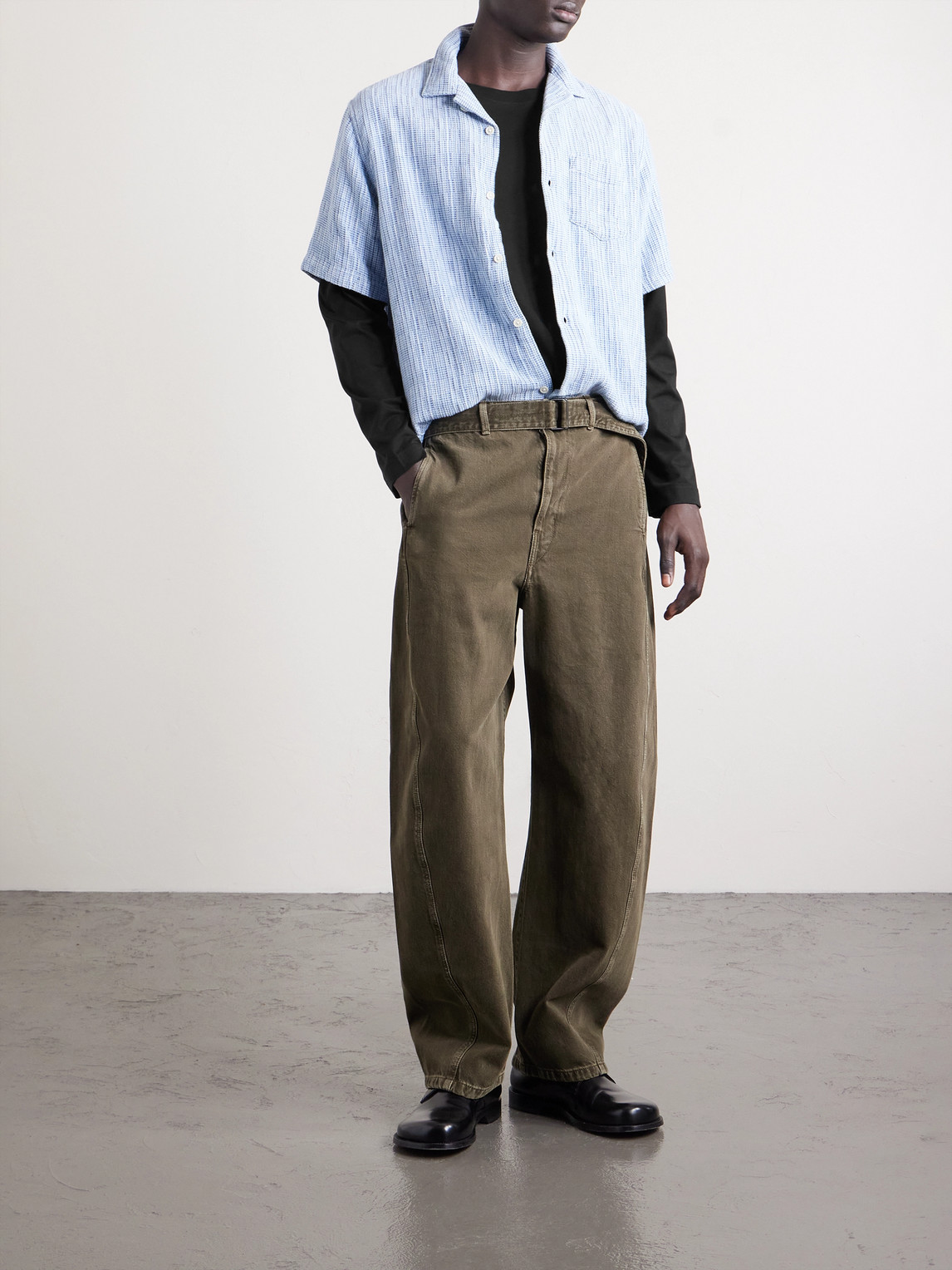 Cdlp Lyocell And Pima Cotton-blend Jersey T-shirt In Black