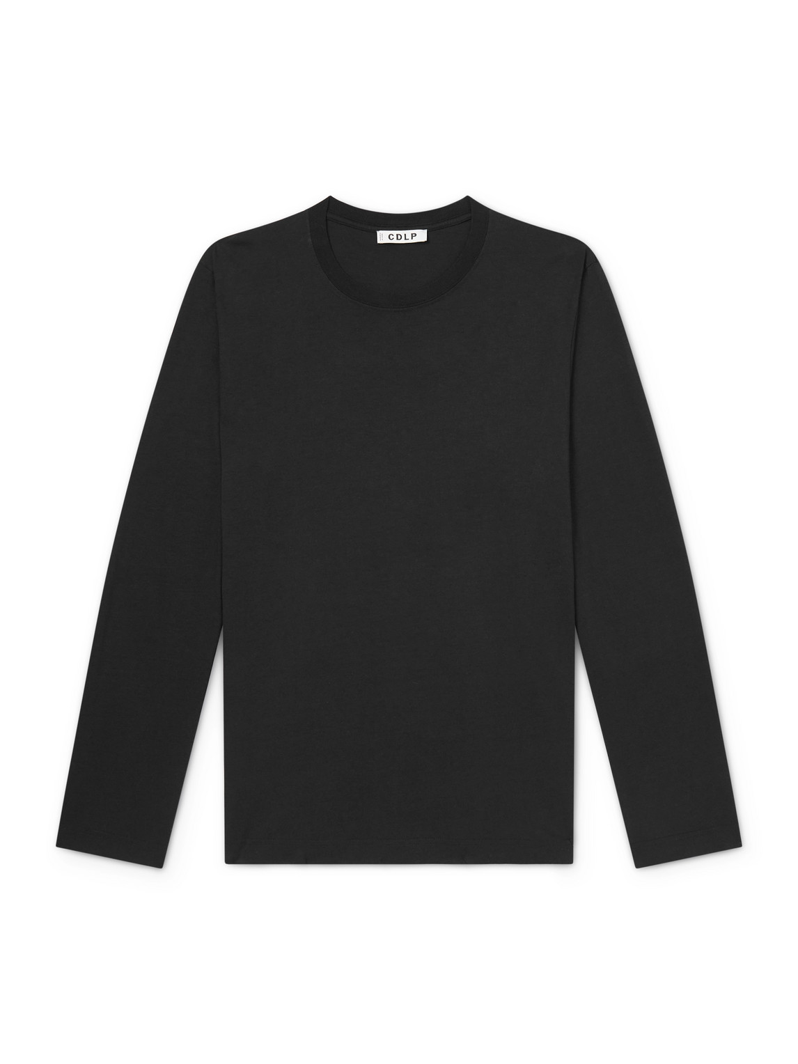 Cdlp Lyocell And Pima Cotton-blend Jersey T-shirt In Black
