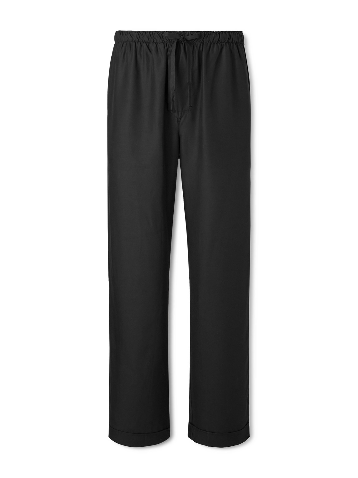 Cdlp Straight-leg Lyocell Pyjama Trousers In Black