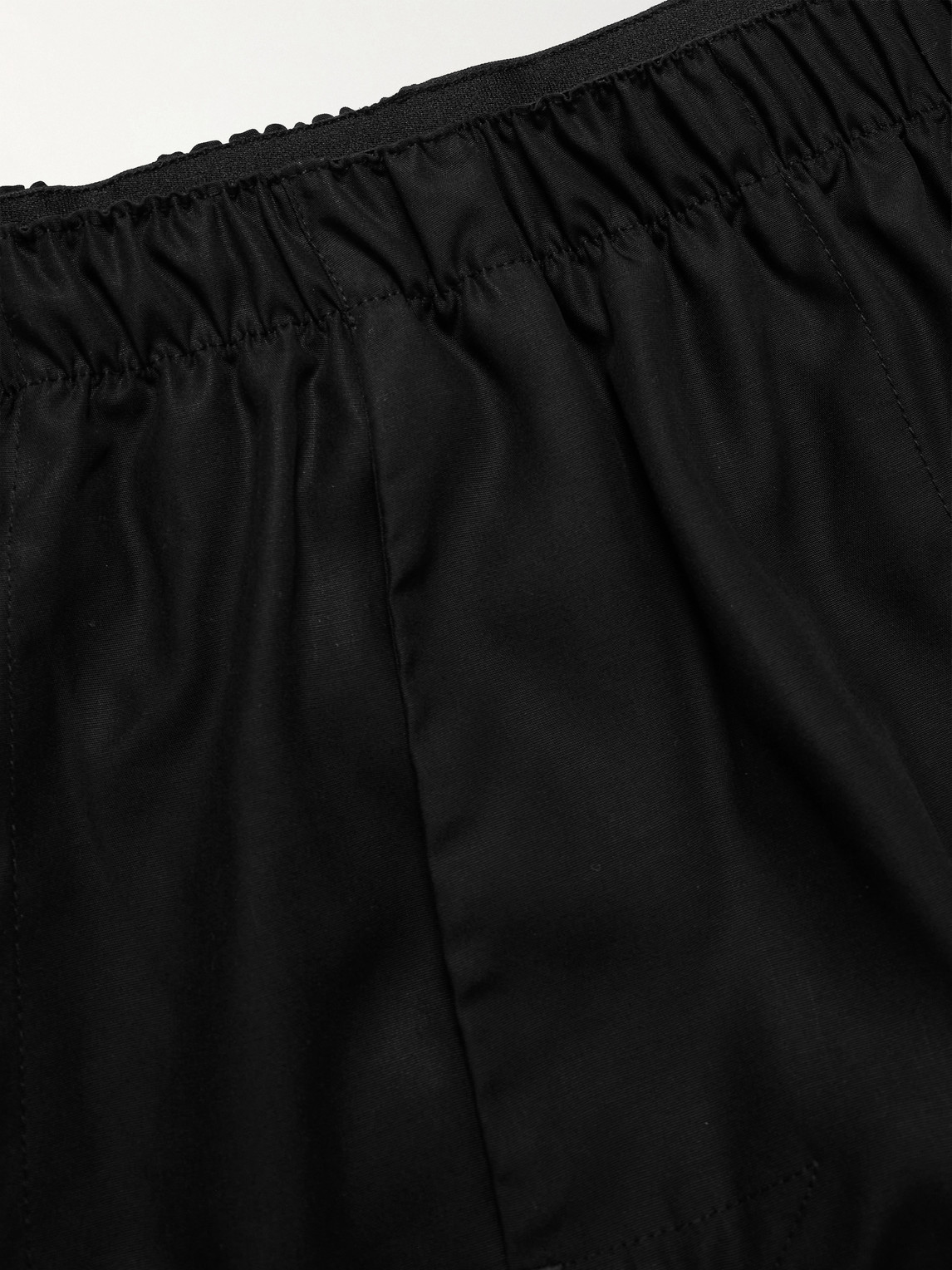 Cdlp Tencel™ Lyocell-poplin Boxer Shorts In Black