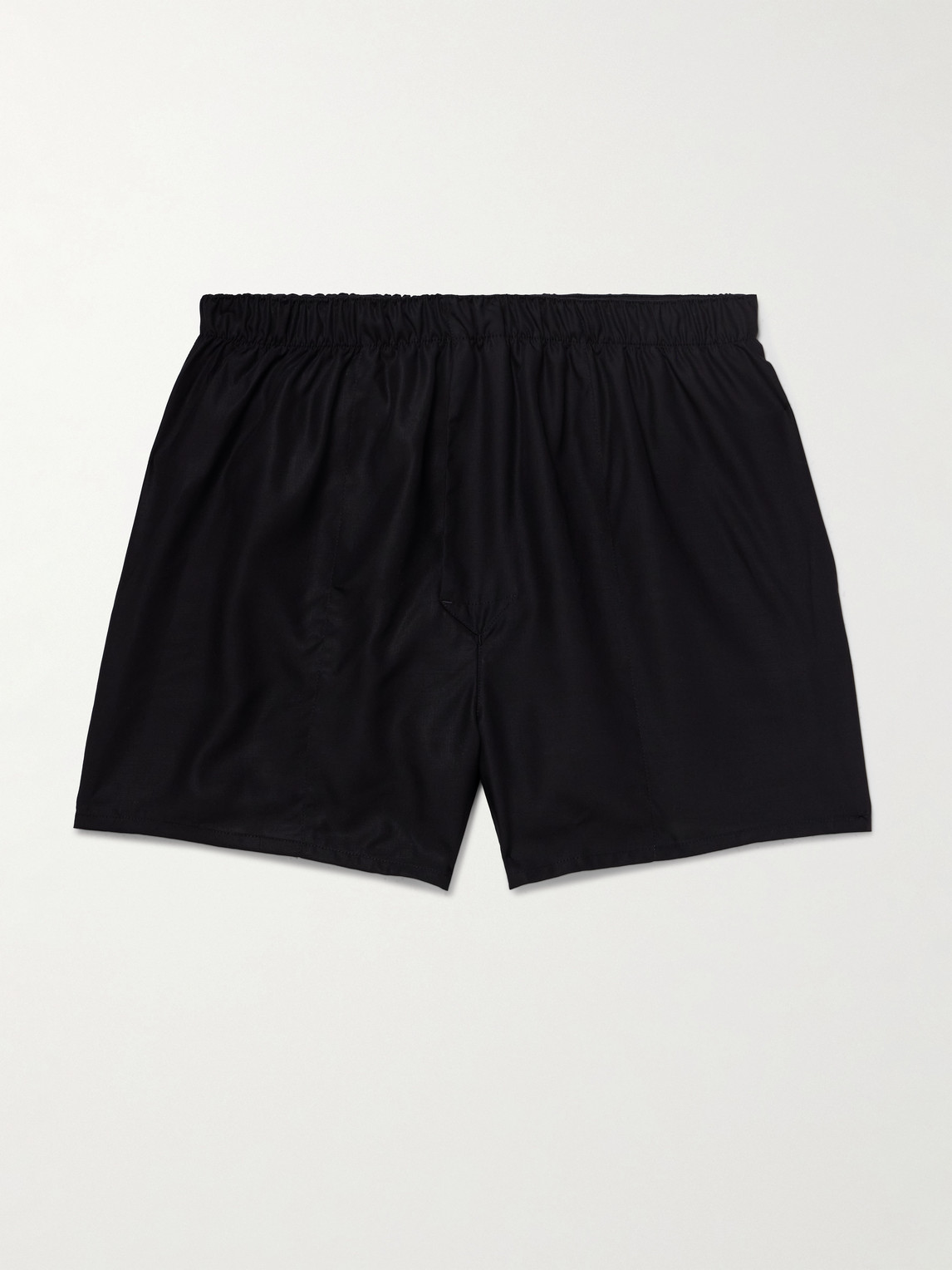 Cdlp Tencel™ Lyocell-poplin Boxer Shorts In Black