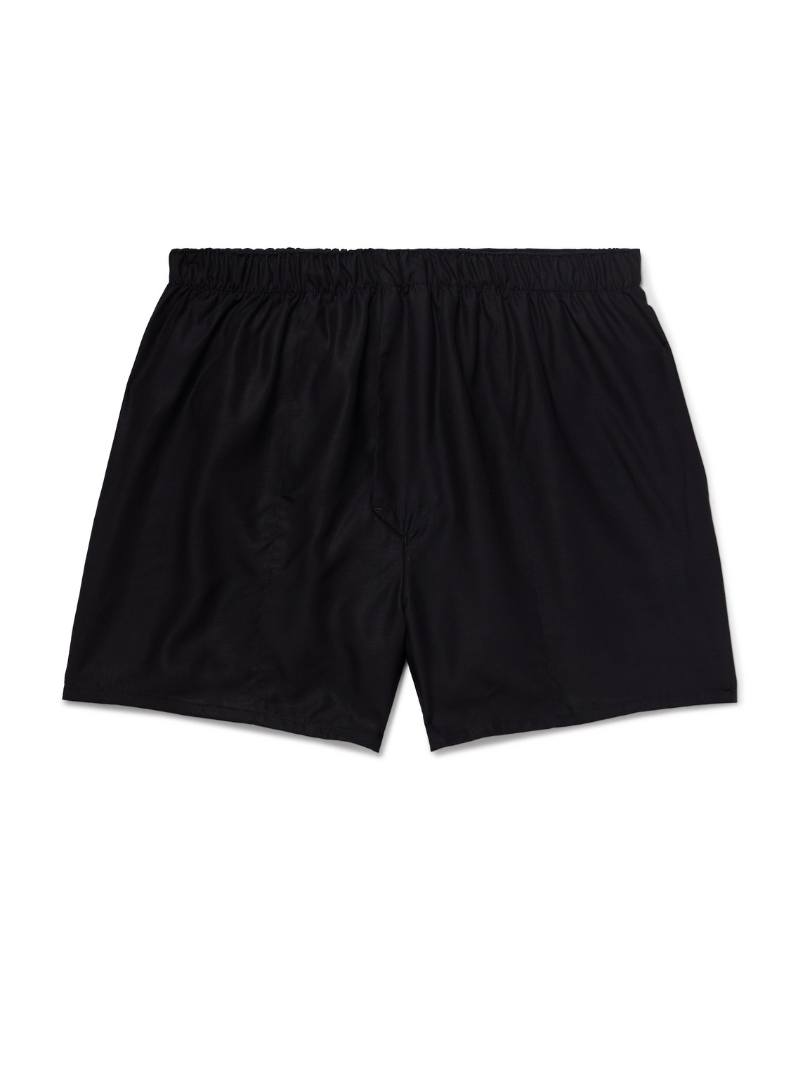 Cdlp Tencel™ Lyocell-poplin Boxer Shorts In Black