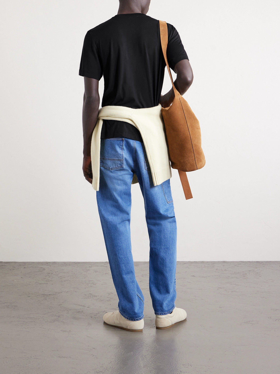 Cdlp Three-pack Lyocell And Pima Cotton-blend Jersey T-shirts In Black