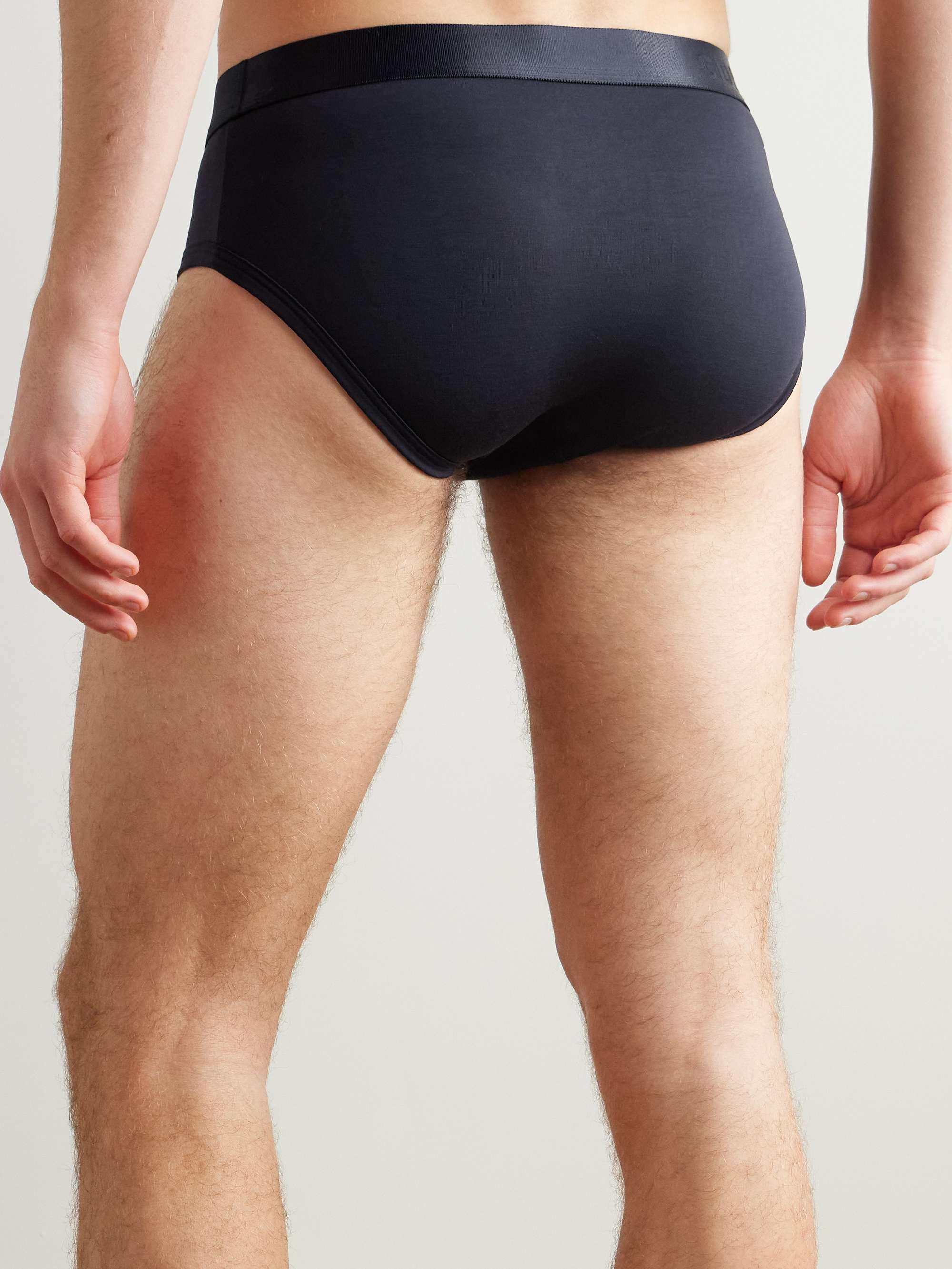 CDLP Three-Pack Stretch-Lyocell Briefs