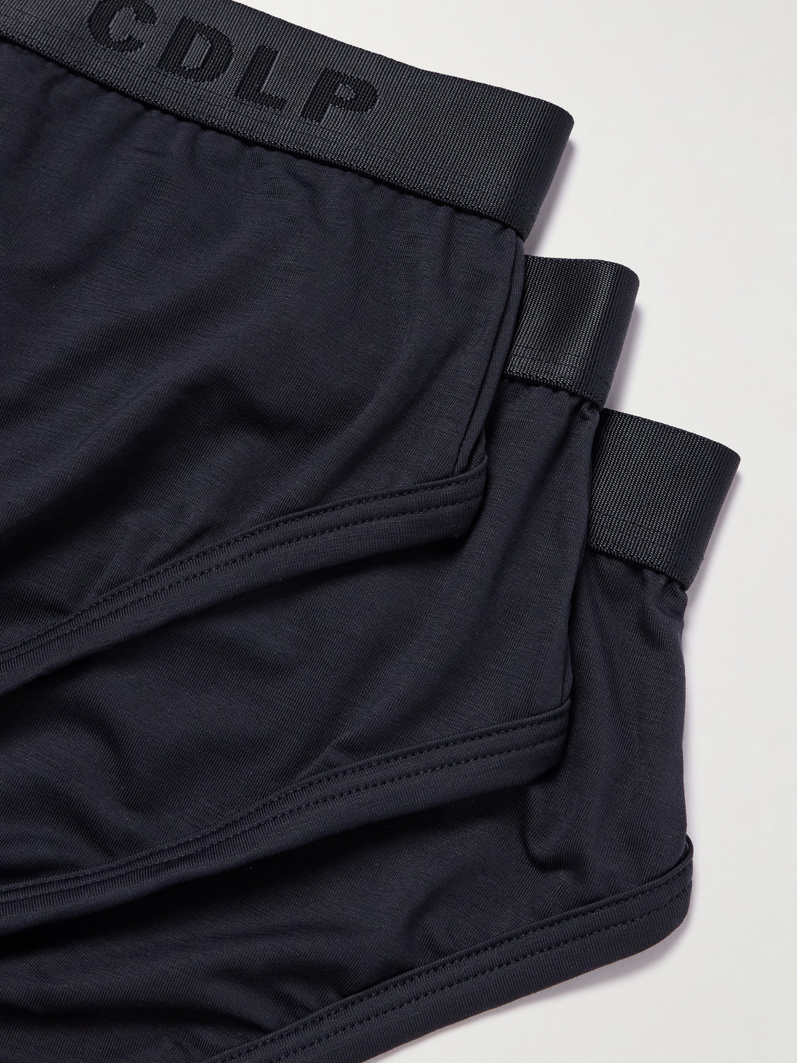 Cdlp Three-pack Stretch-lyocell Briefs In Black