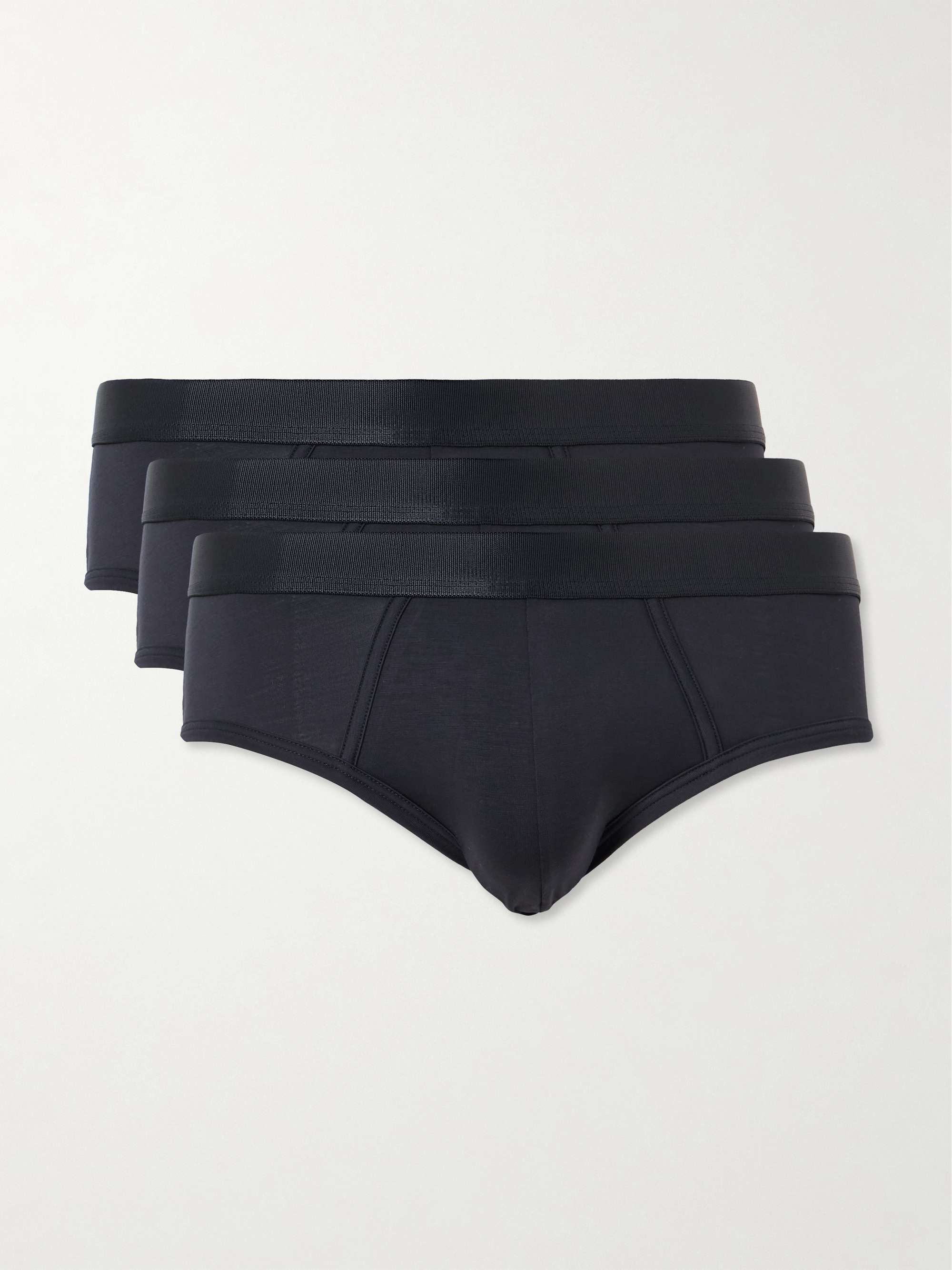 CDLP Three-Pack Stretch-Lyocell Briefs