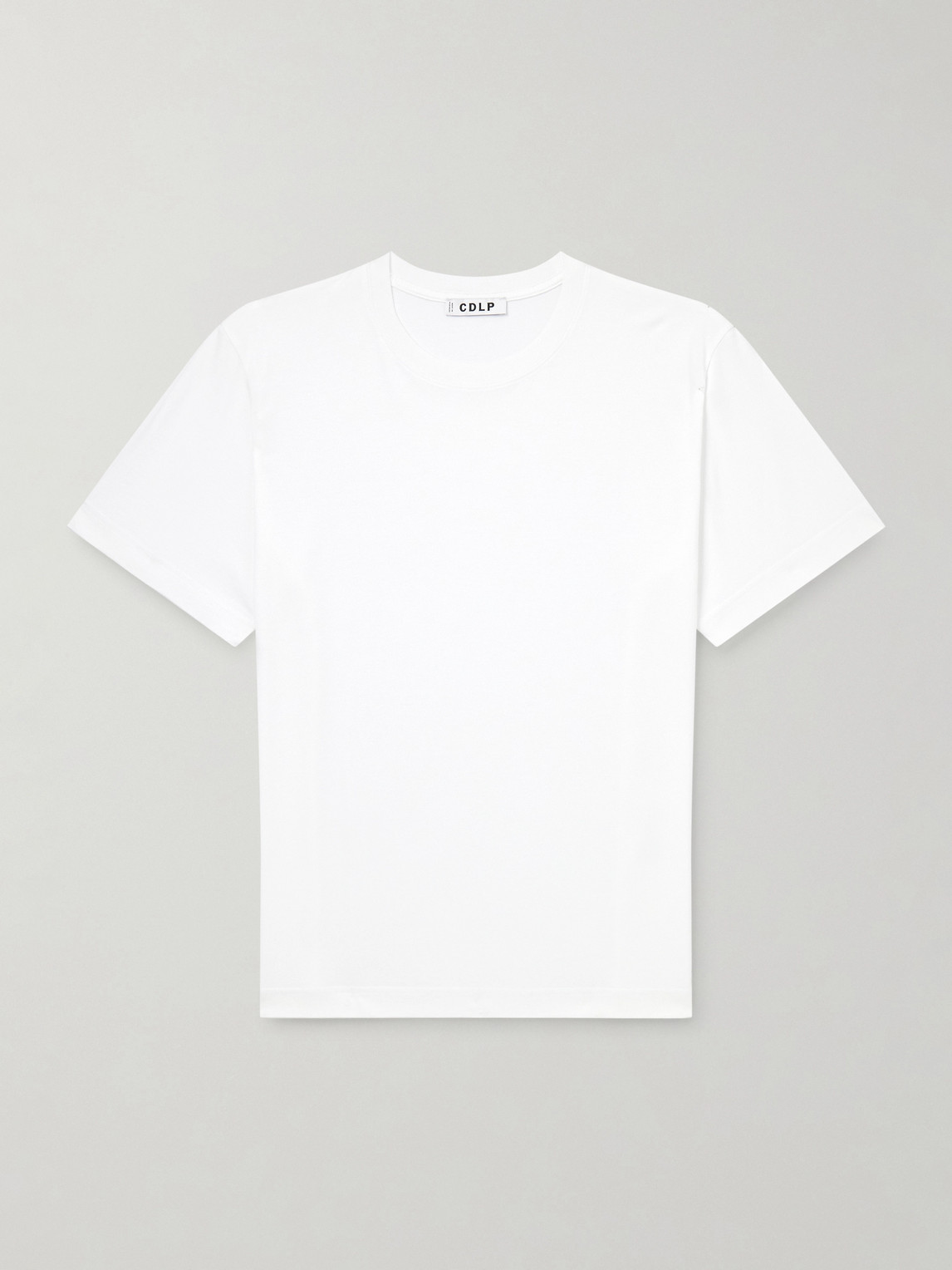 Cdlp Lyocell And Pima Cotton-blend Jersey T-shirt In White