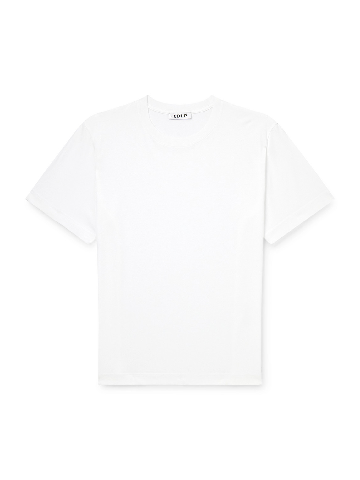 Cdlp Lyocell And Pima Cotton-blend Jersey T-shirt In White