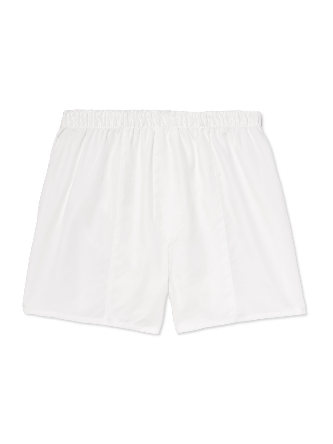 Cdlp Tencel™ Lyocell-poplin Boxer Shorts In White