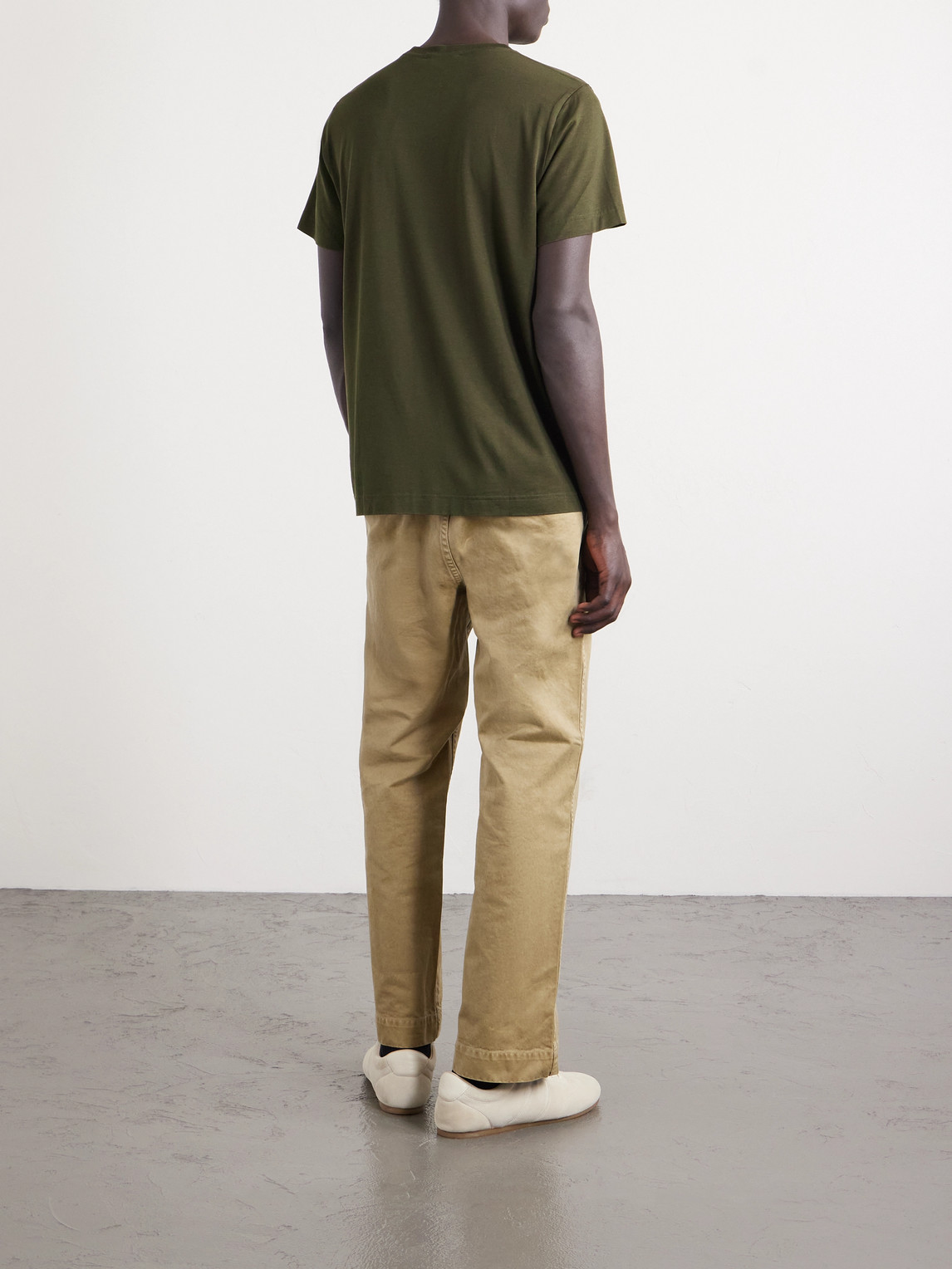 Cdlp Lyocell And Pima Cotton-blend Jersey T-shirt In Green
