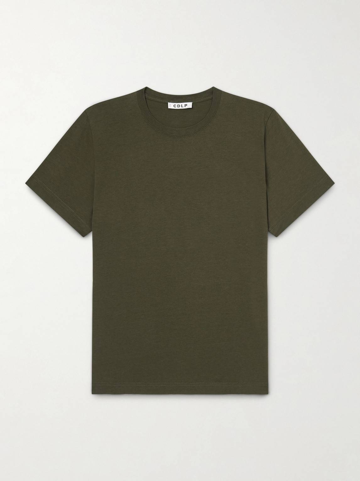 Cdlp Lyocell And Pima Cotton-blend Jersey T-shirt In Green