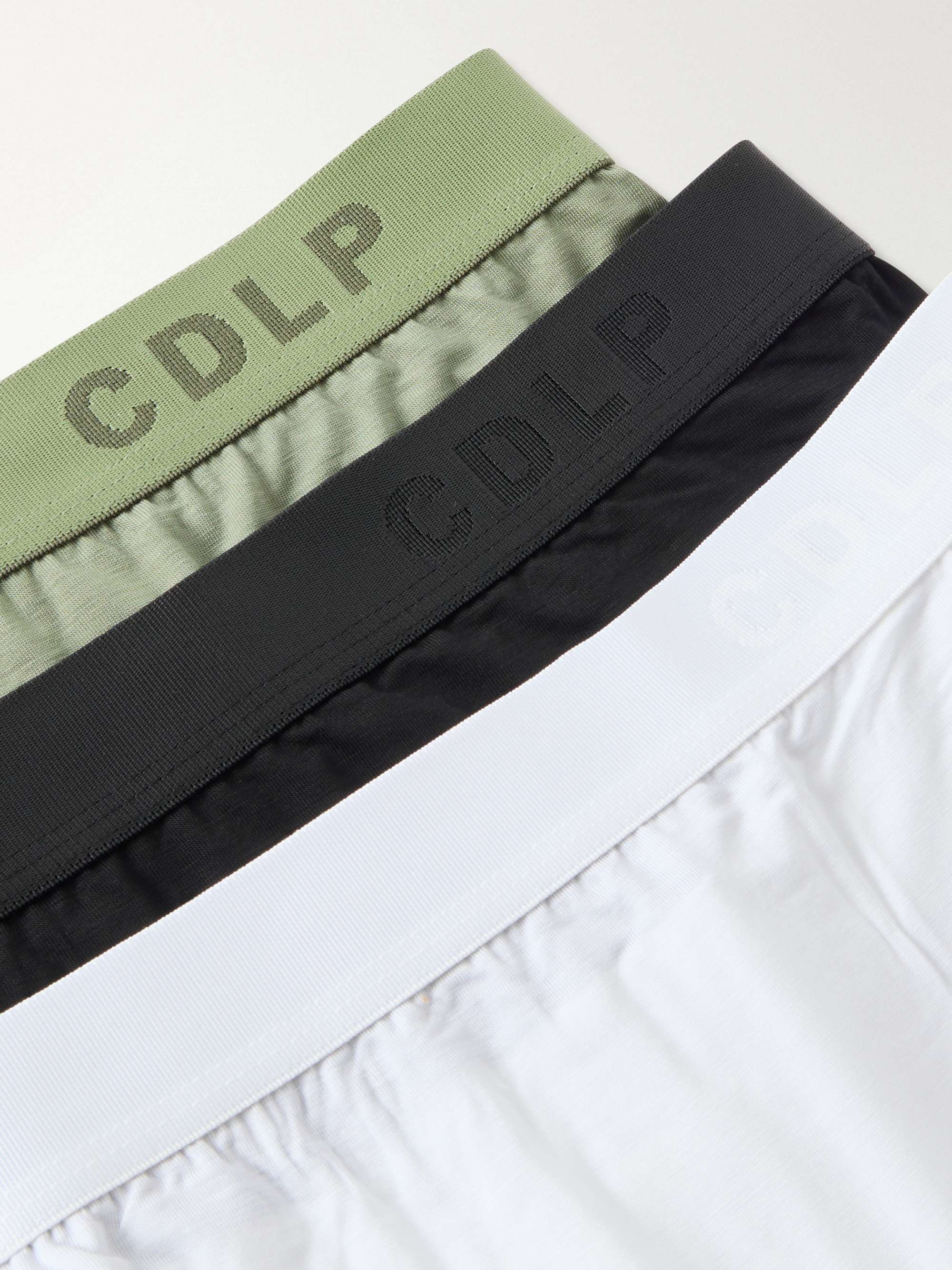 CDLP Three-Pack Stretch-Lyocell Boxer Briefs