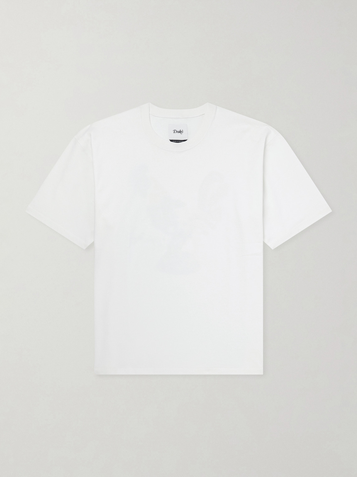 Drake's Cockerel Printed Cotton-Jersey T-Shirt - Men