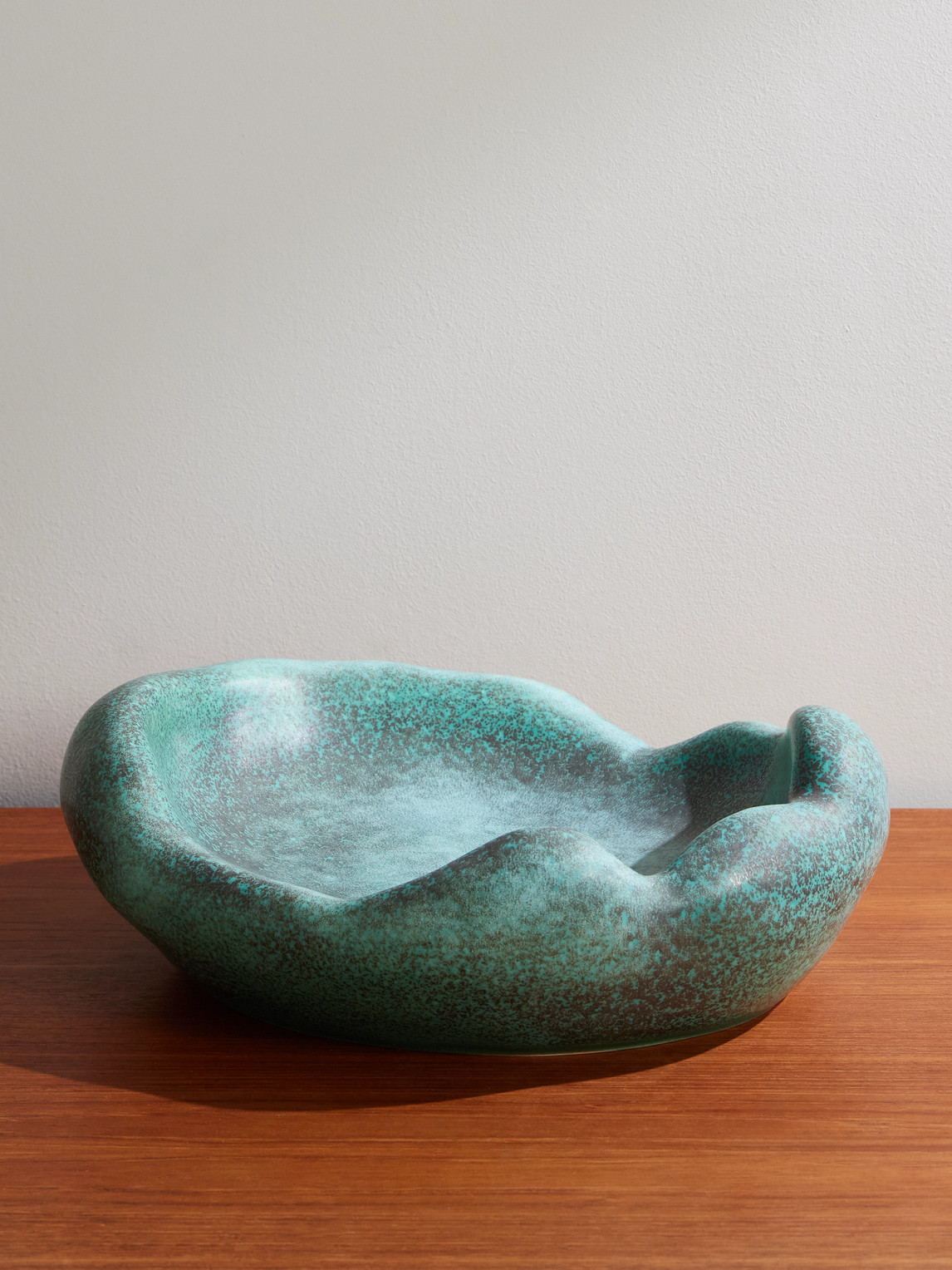 L'objet Cenote Large Porcelain Coupe Bowl In Green