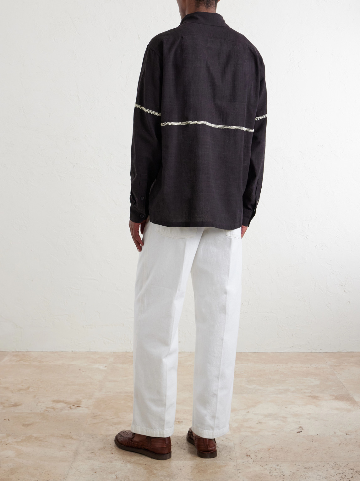 Rabari Embroidered Cotton Shirt